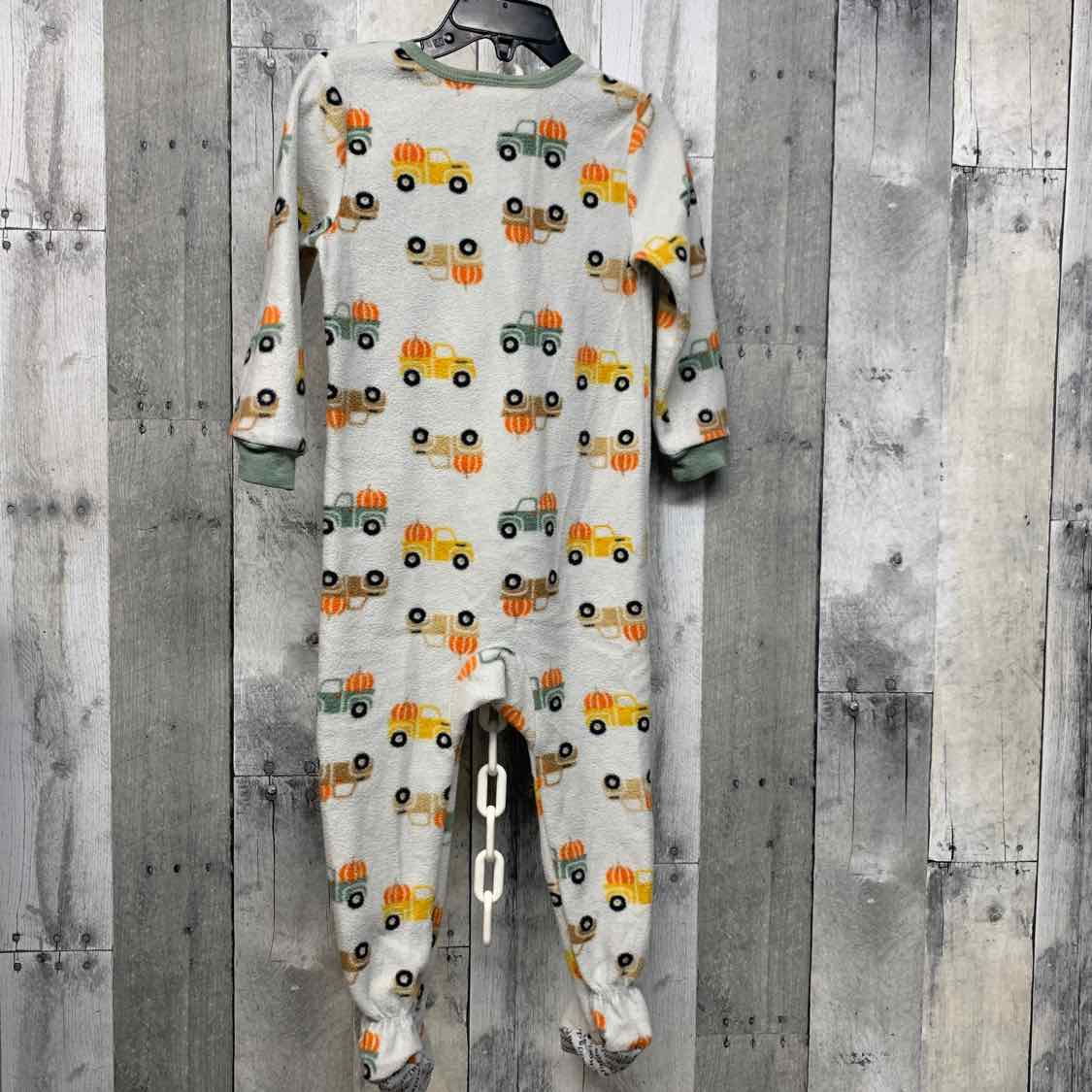 Size 2T White Graphic Koala Baby/Kids Footy PJs
