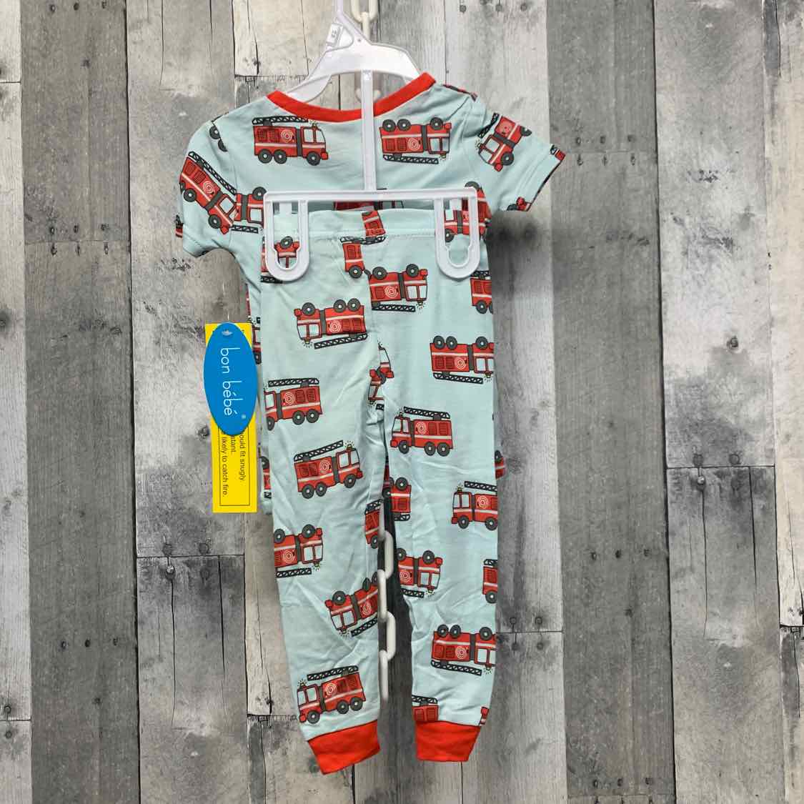 Size 18 Months Blue/Red Bon Bebe 2pc PJs - OodlesCB