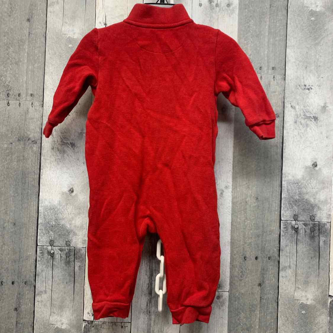 Size 9 Months Red Ralph Lauren Romper