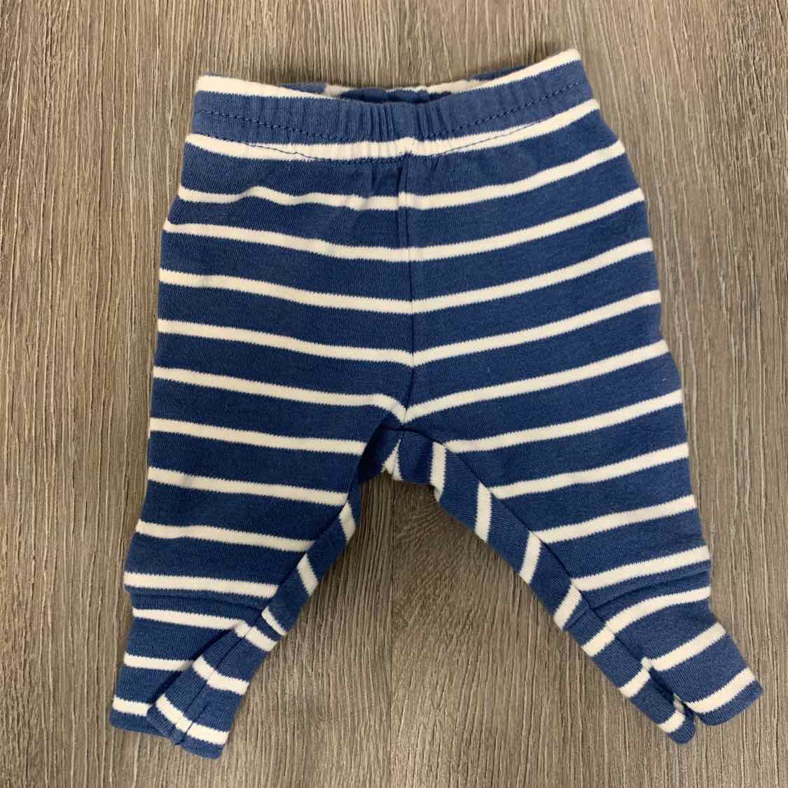 Size Preemie Blue Striped Carter's Pants