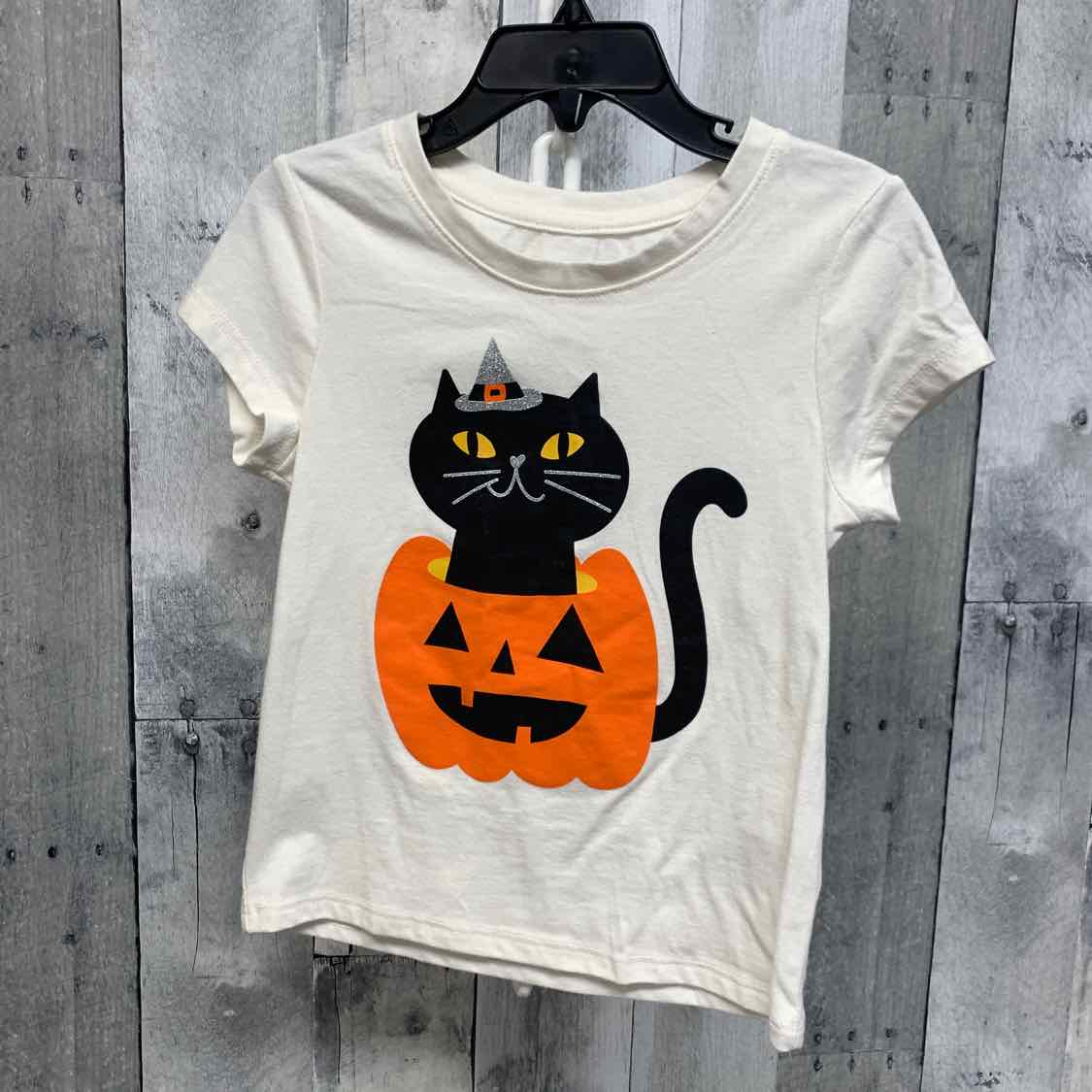 Size 4T White Graphic Cat & Jack T Shirt