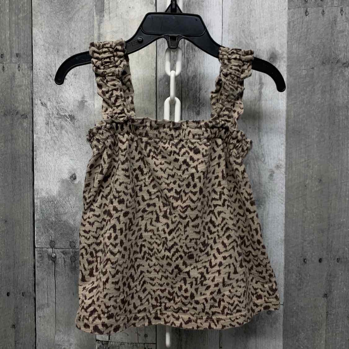 Size 3 Tan Animal Print Gap Tank Top