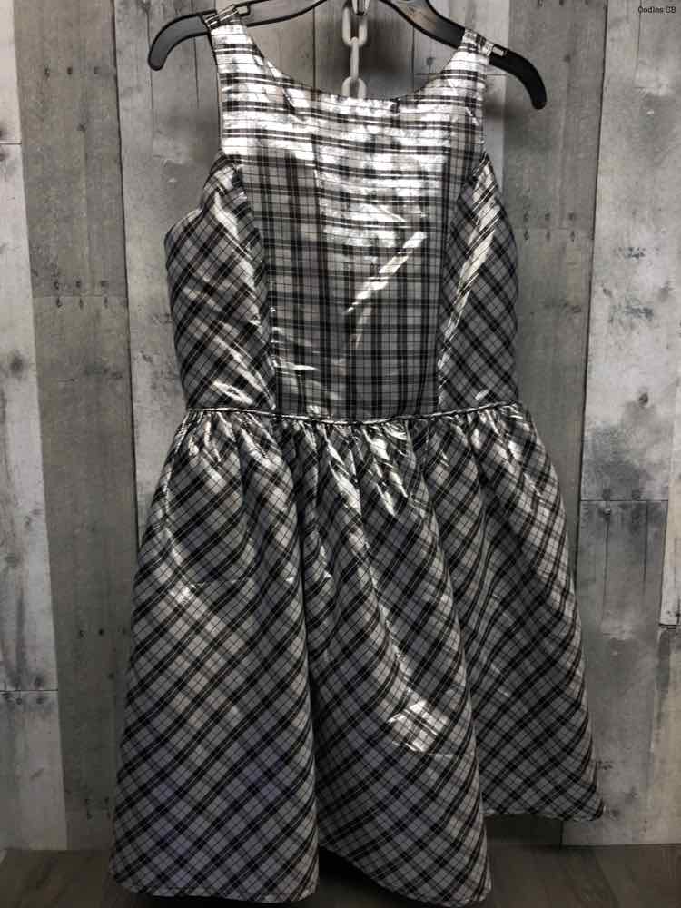 Size 14 Silver/Black B Brand Dress - Party