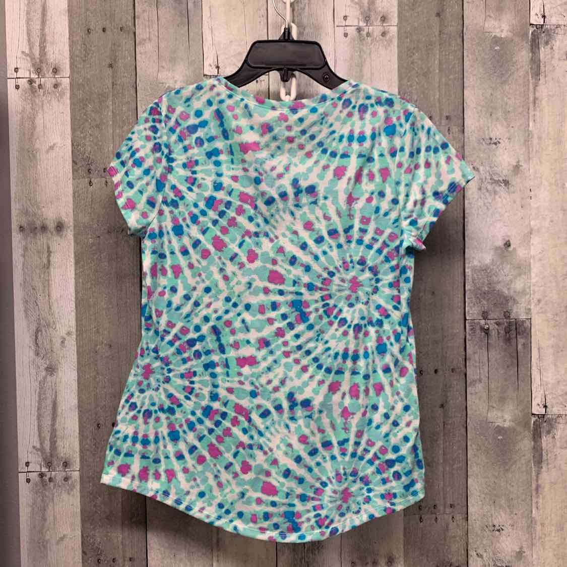 Size 14/16 Teal Print Justice T Shirt