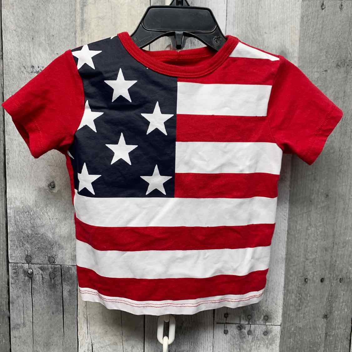 Size 12-18 Months Red/Navy Children's Place T Shirt