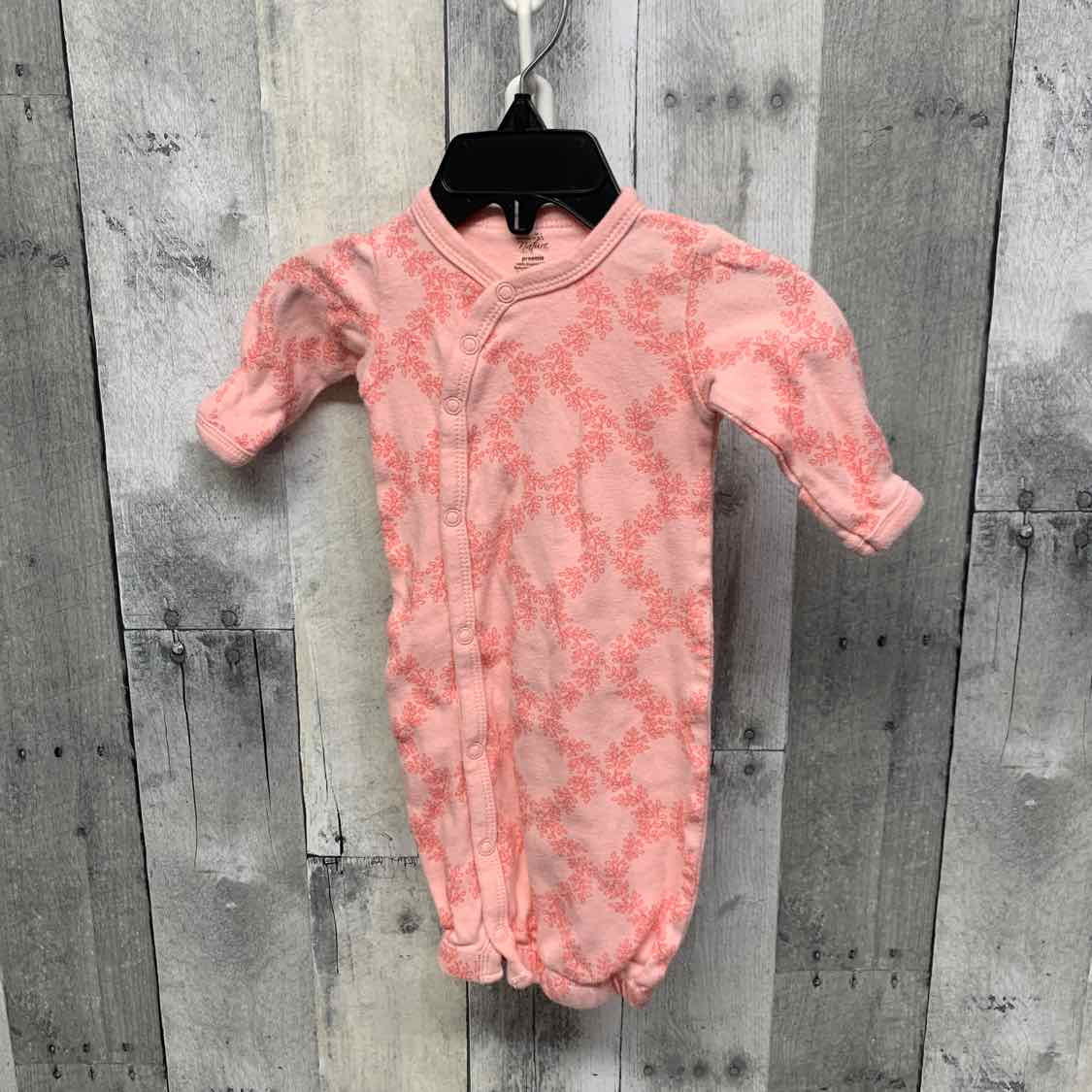 Size Preemie Pink Print B Brand Layette