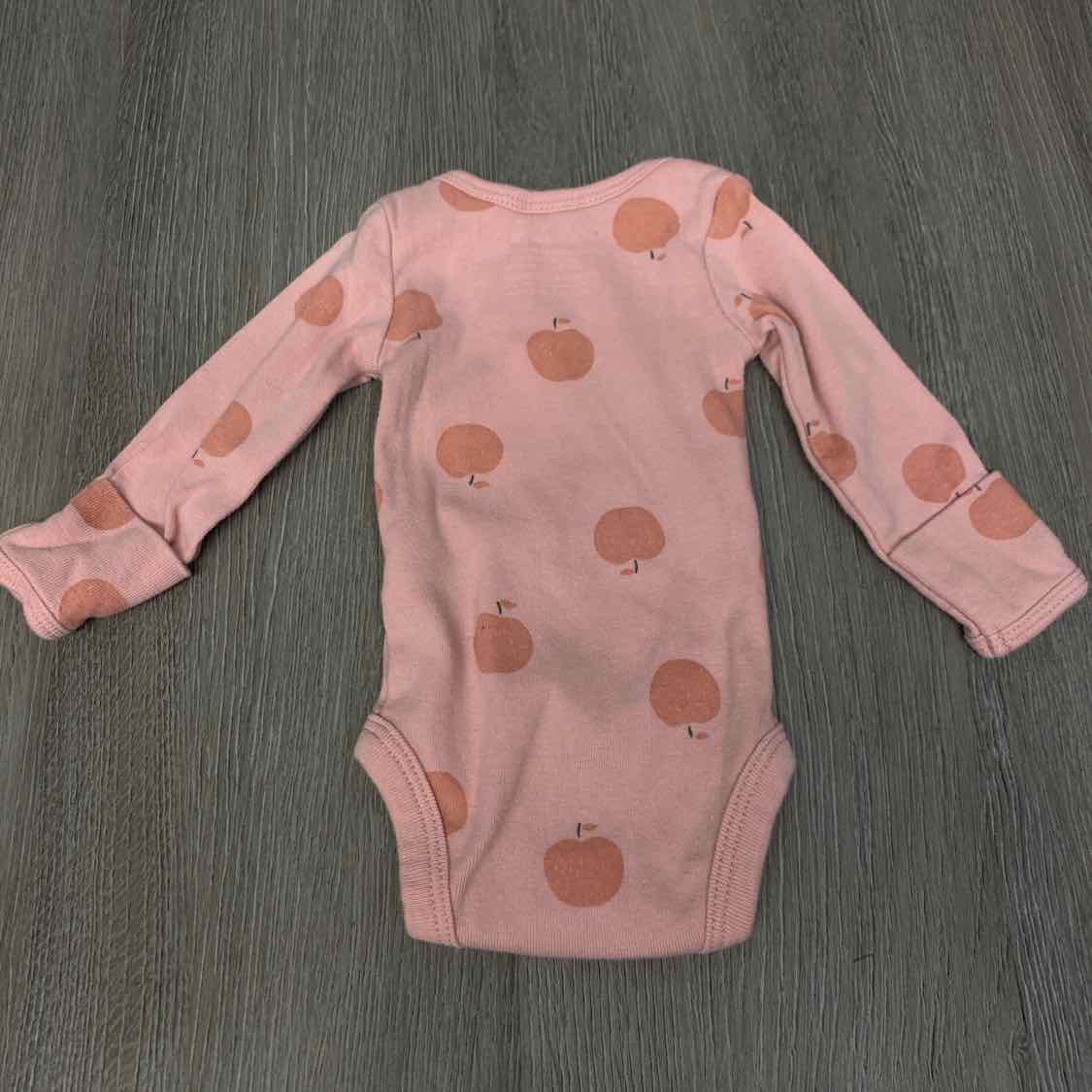 Size Preemie Pink Print Carter's Bodysuit