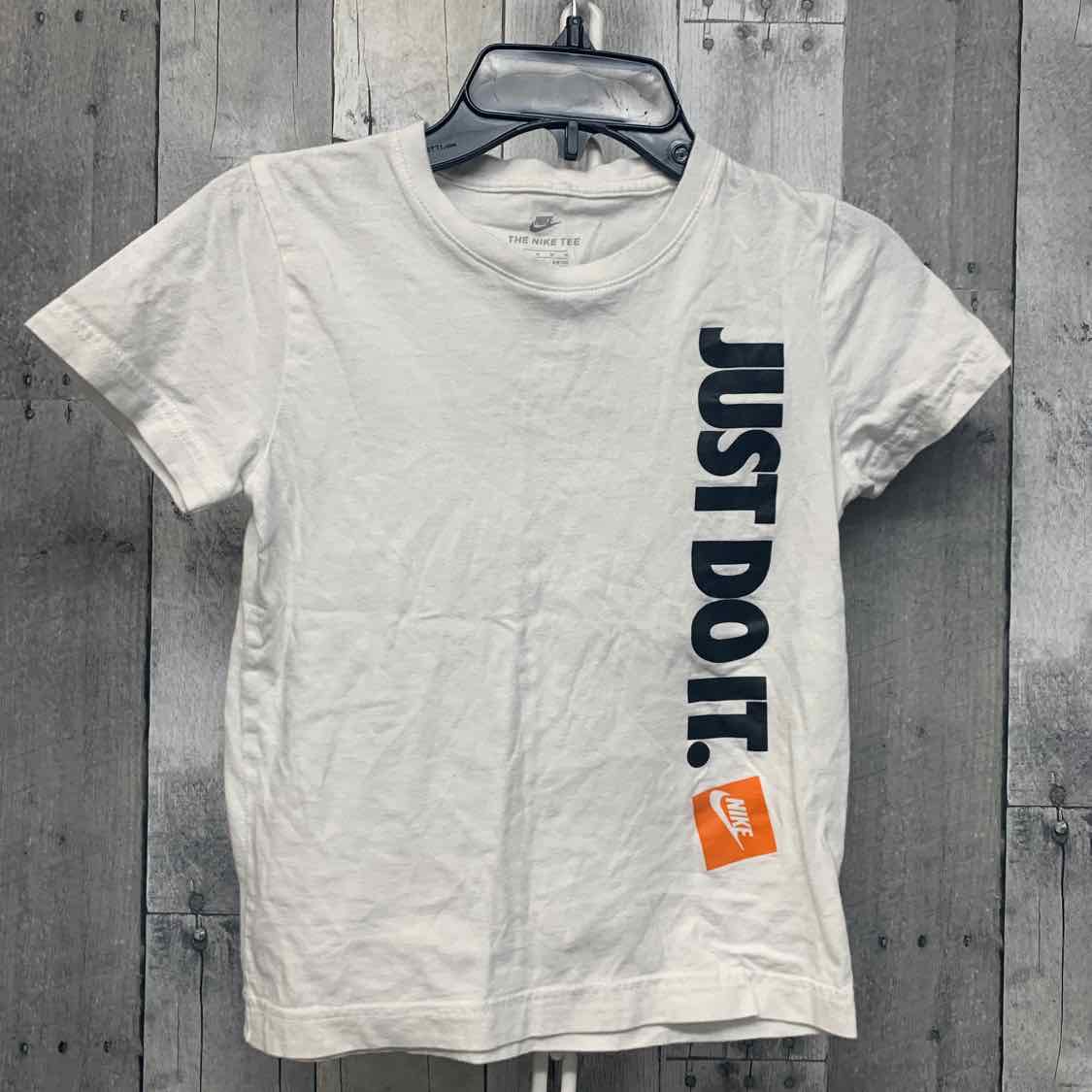 Size 6 White/Black Sport Brand T Shirt