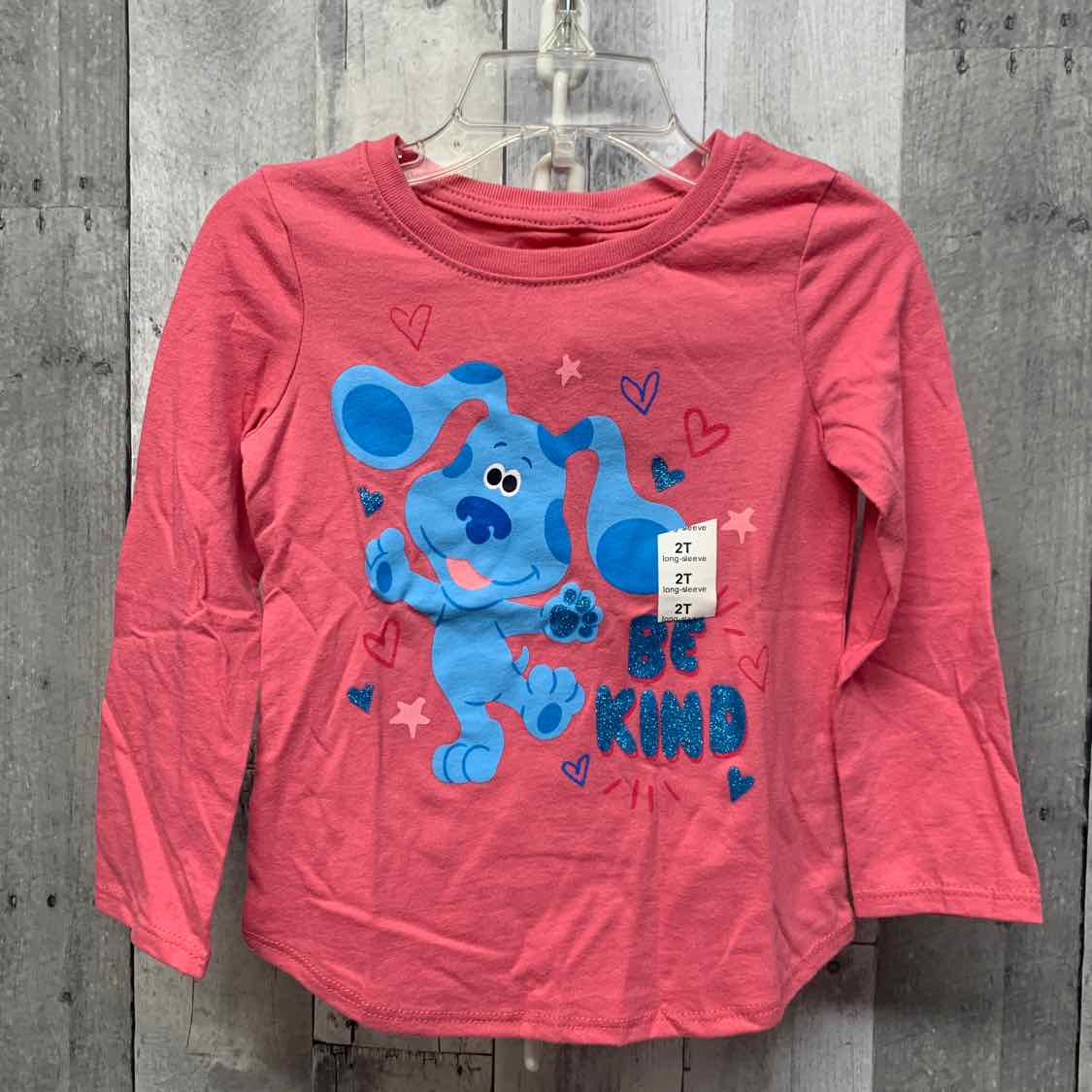 Size 2T Pink Graphic Jumping Beans Long Sleeve Shirt