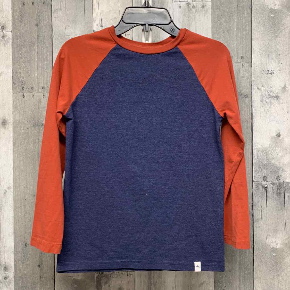 Size 7/8 Orange/Navy Tommy Bahama Long Sleeve Shirt
