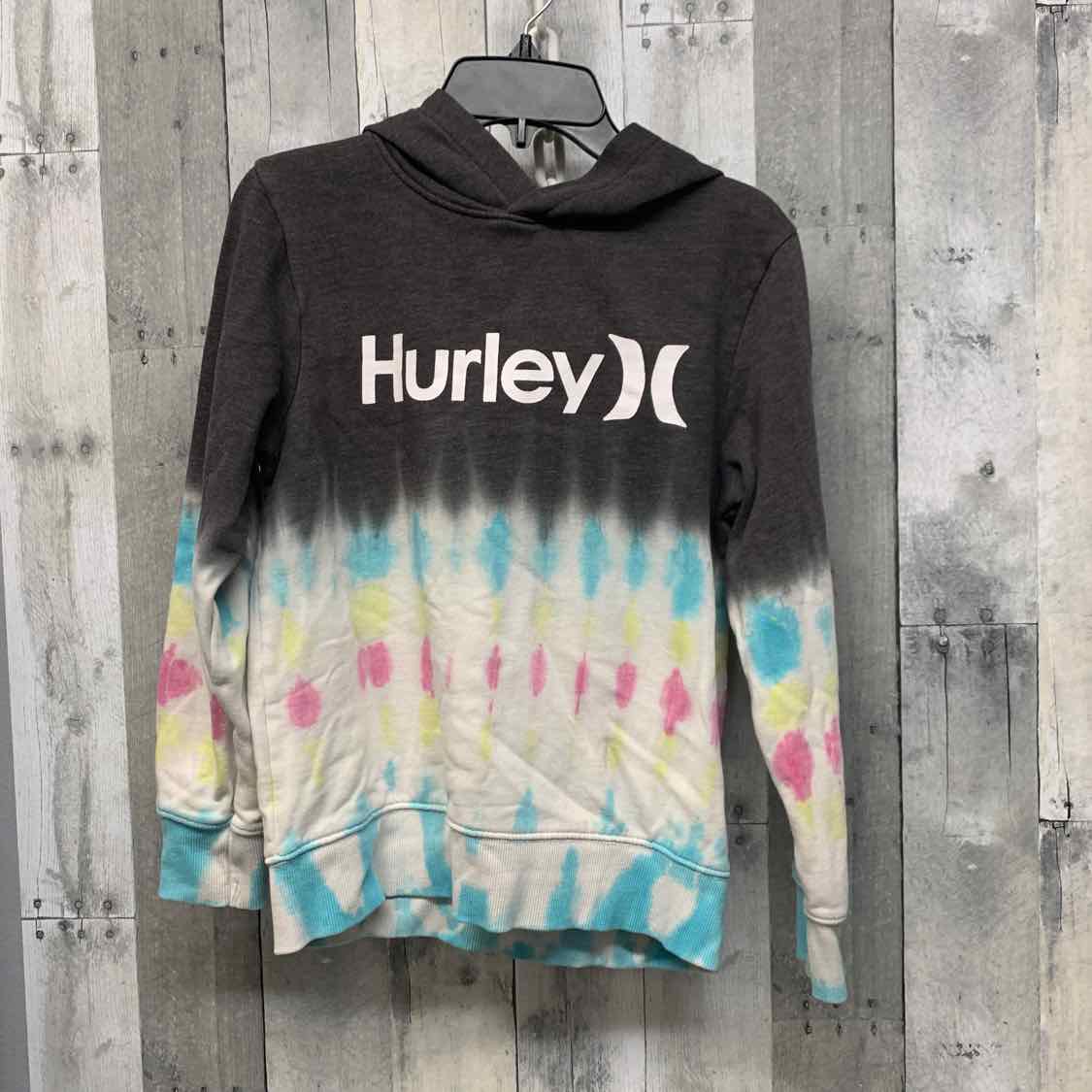 Size Medium Gray/White Hurley Pull Over