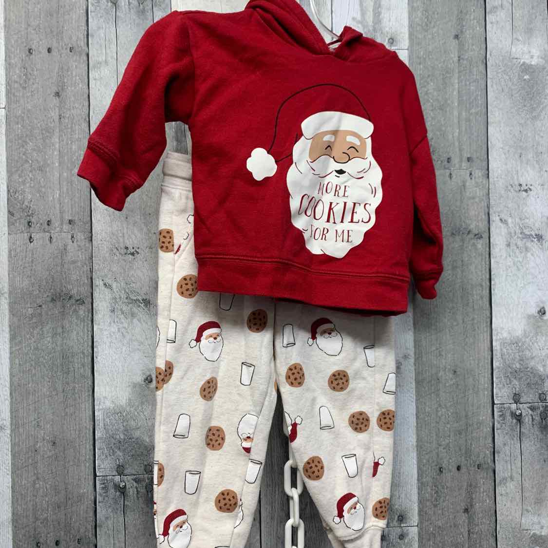 Size 12 Months Red/Tan Child of Mine Shirt/Pants