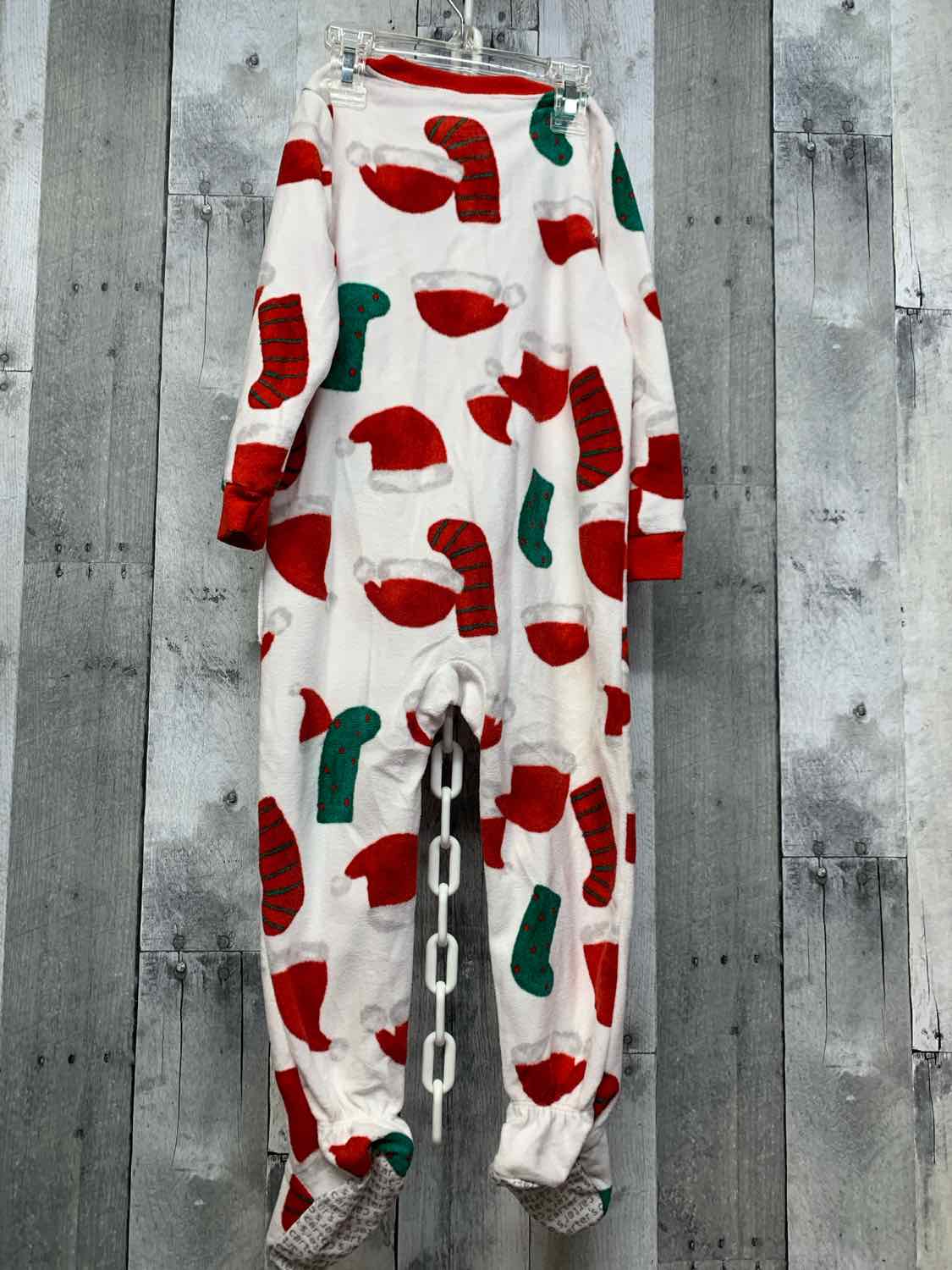 Size 3T Red/White Carter's Footy PJs