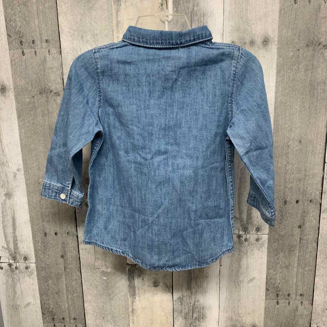 Size 12 Months Denim H&M LS Button Up