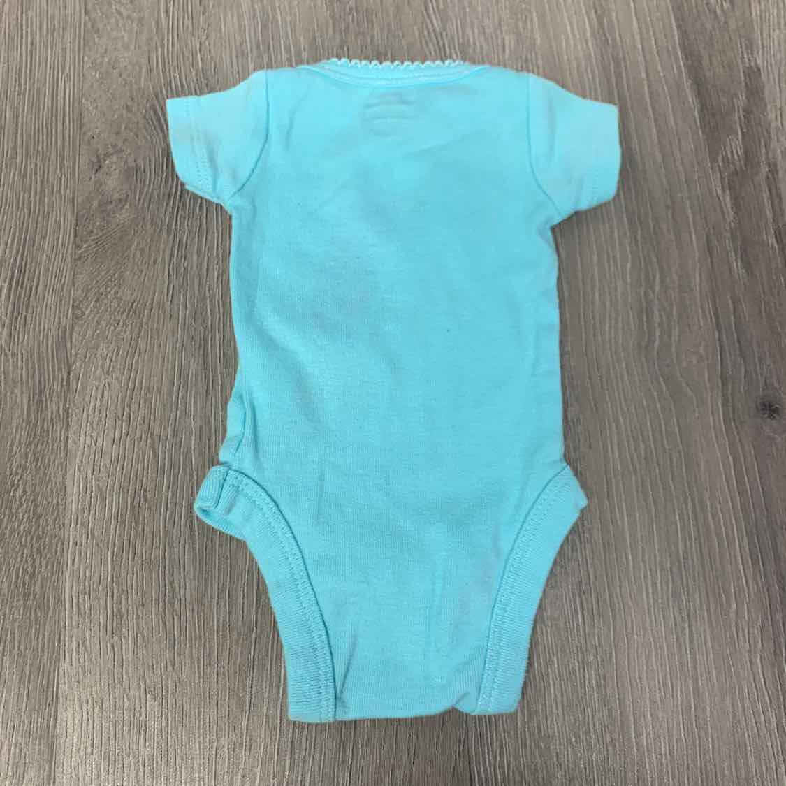 Size Preemie Blue Gerber Bodysuit