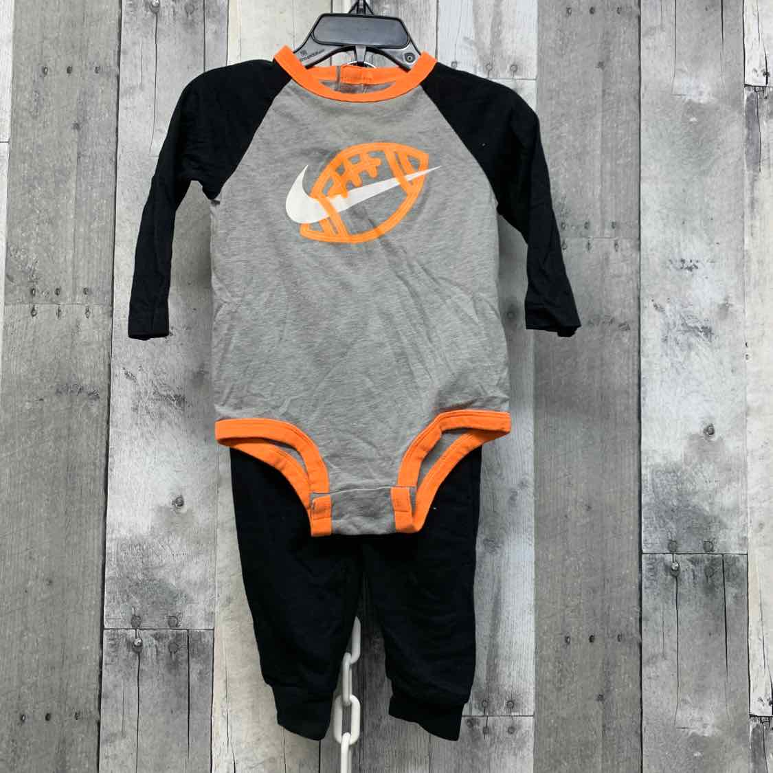 Size 18 Months Orange/Black Sport Brand Shirt/Pants