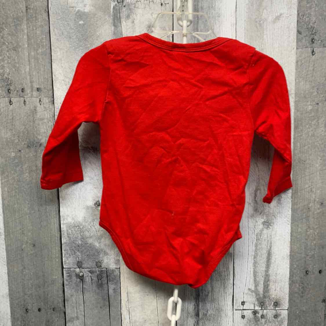 Size 6-9 Months Red B Brand Bodysuit