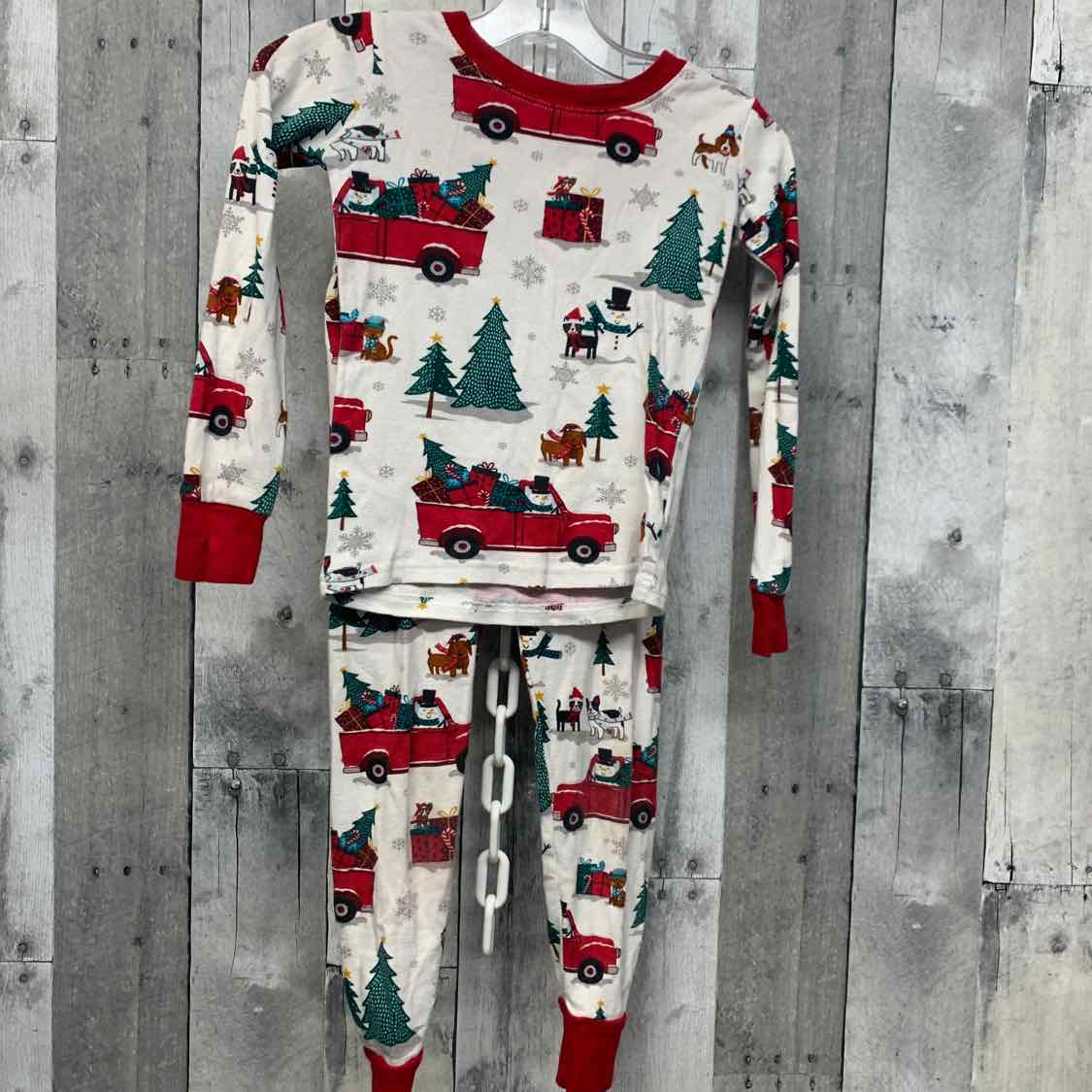 Size 5 White/Red Children's Place 2pc PJs