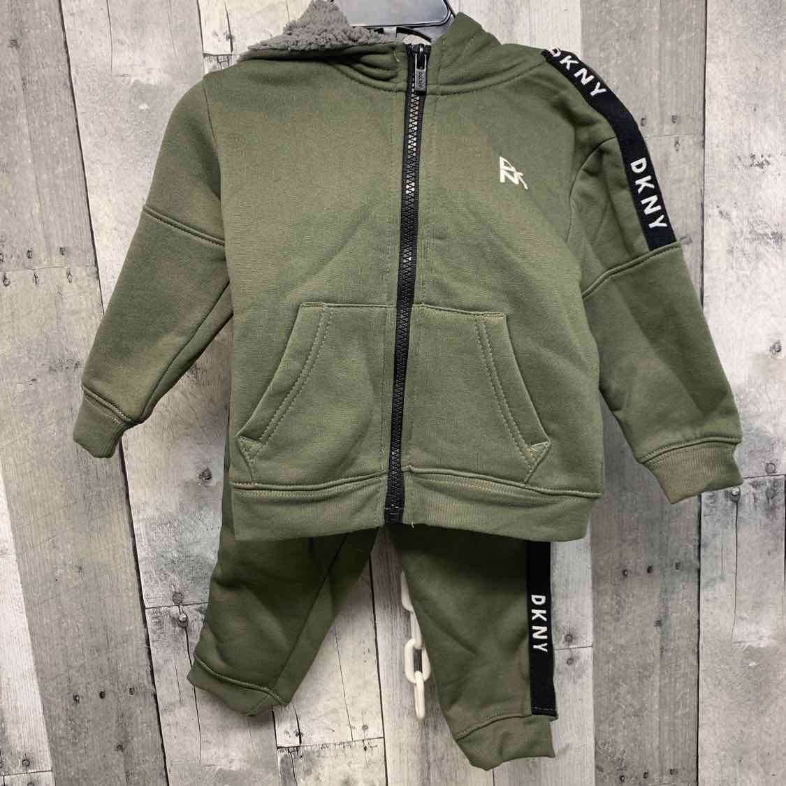 Size 18 Months Green/Black DKNY Jacket/Pants