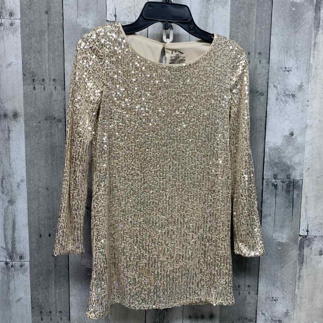 Size 8 Gold Art Class LS Dress