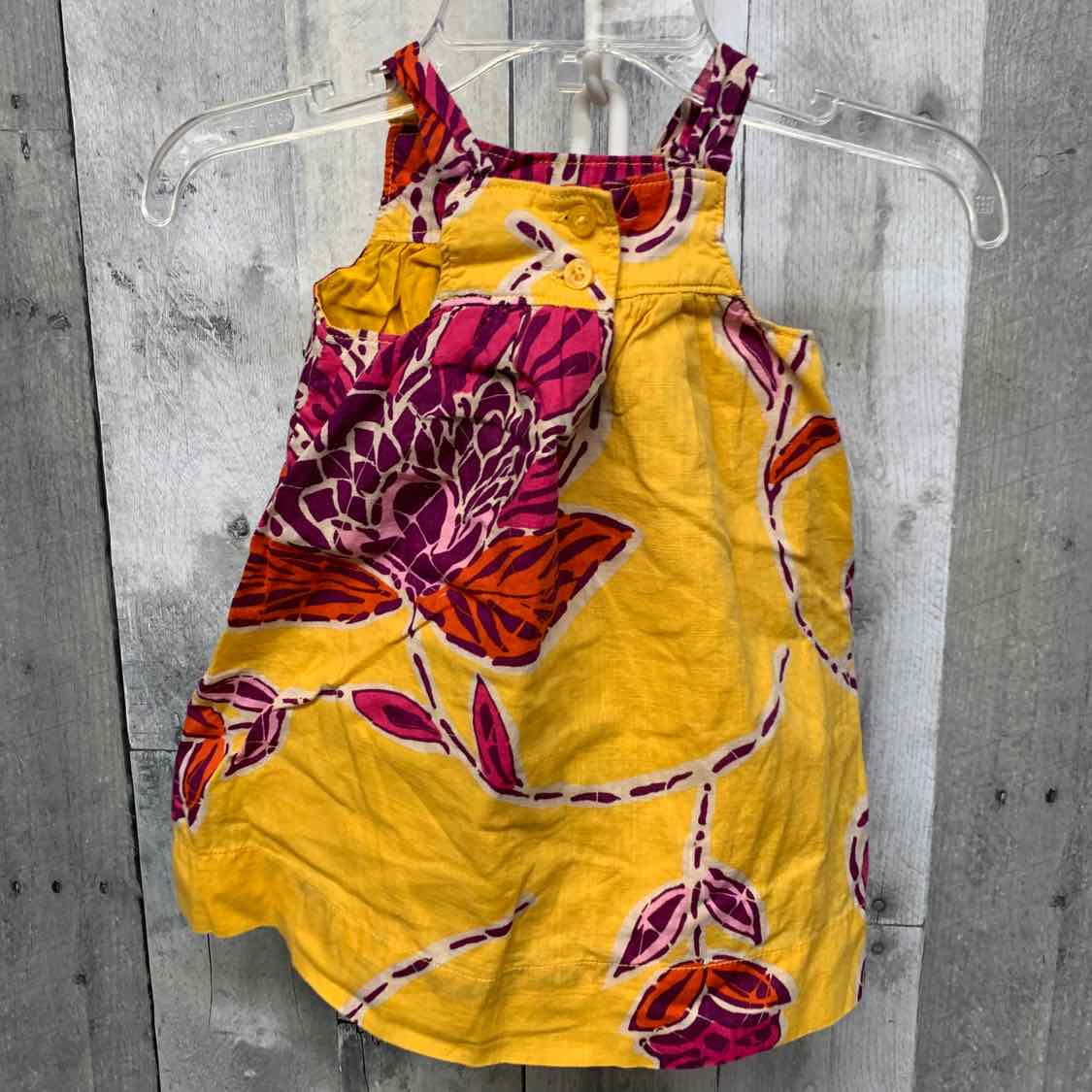 Size 3-6 Months Yellow/Pink Gap Dress