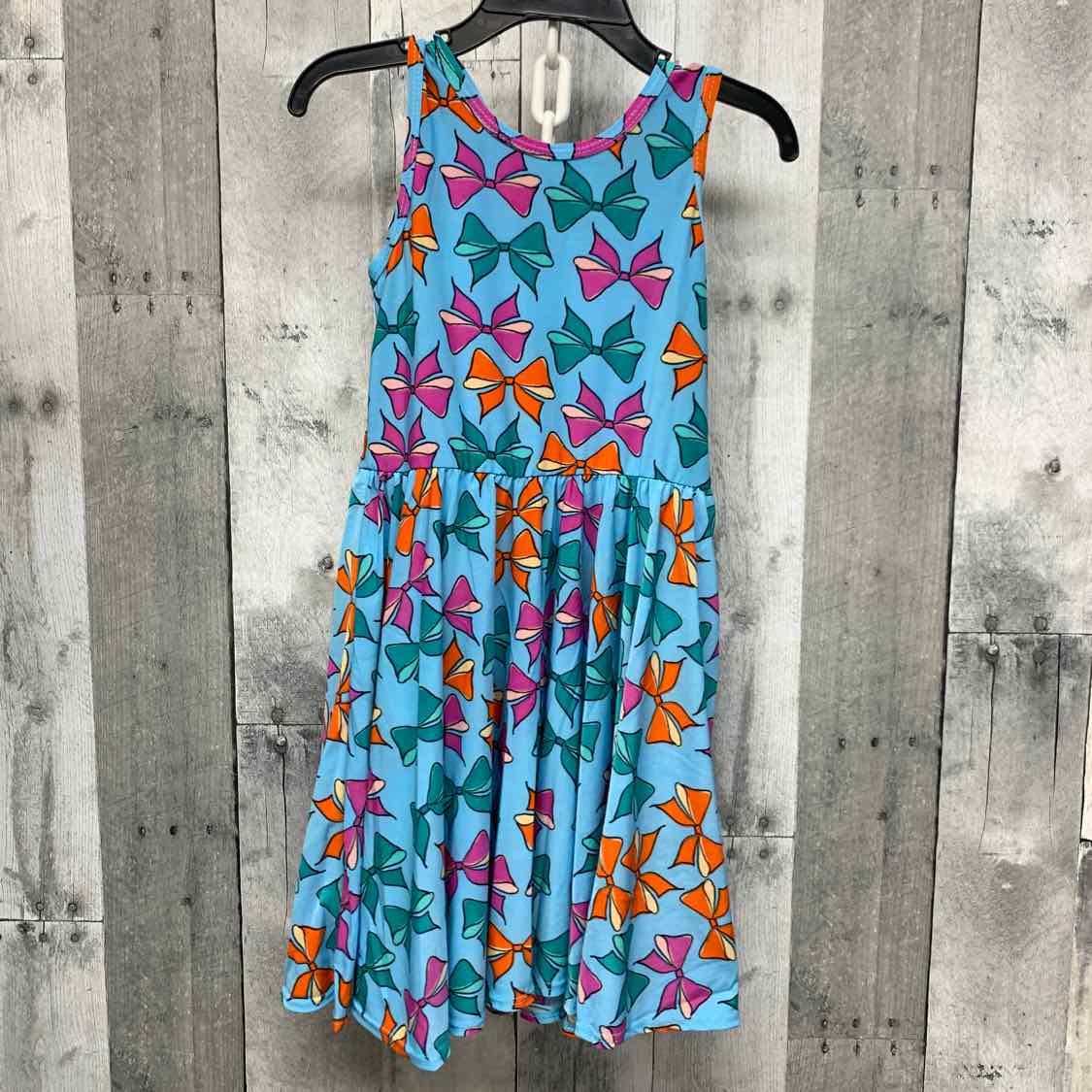 Size 3/4 Blue Print Dot Dot Smile Dress