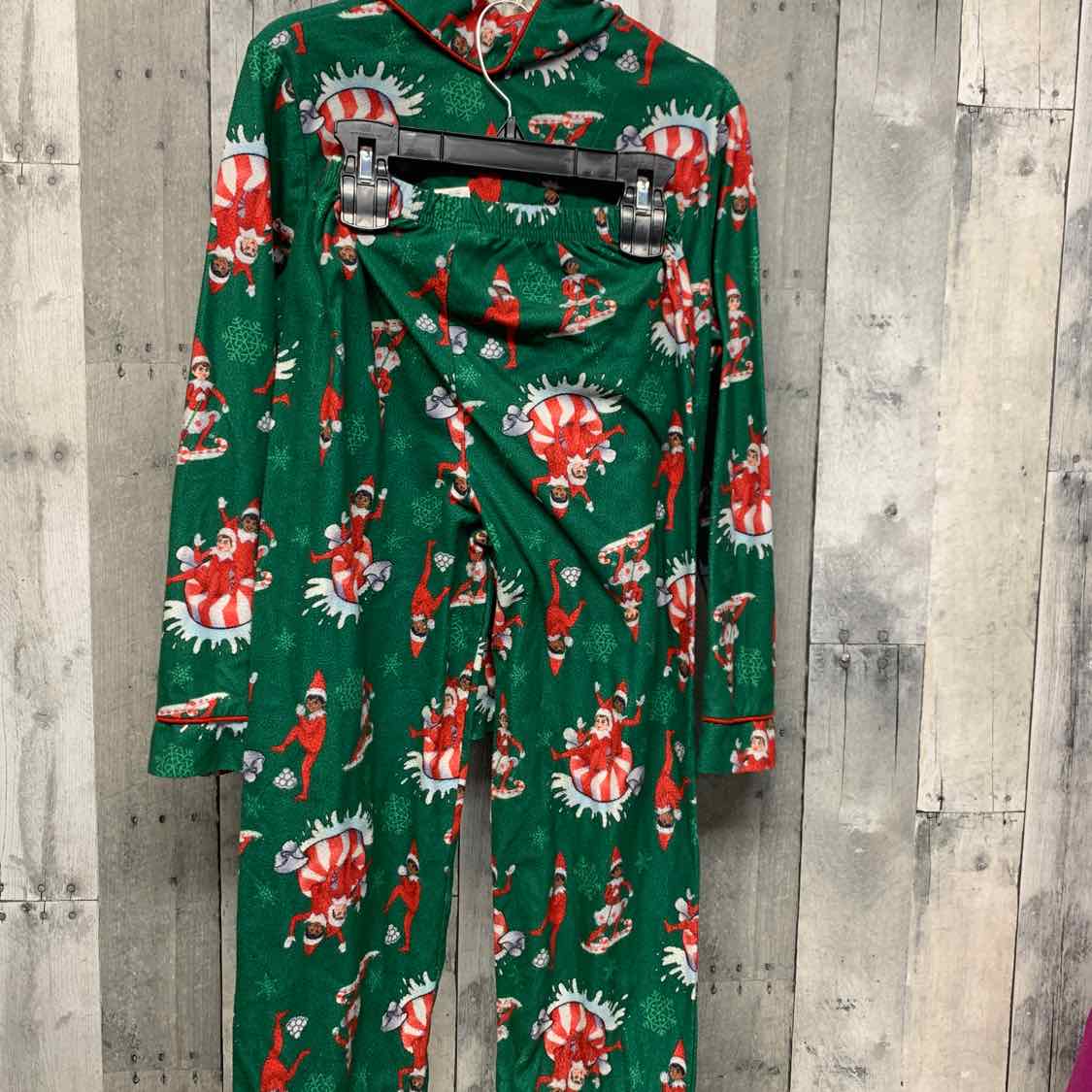 Size 8/10 Green Print Mid Brand 2pc PJs