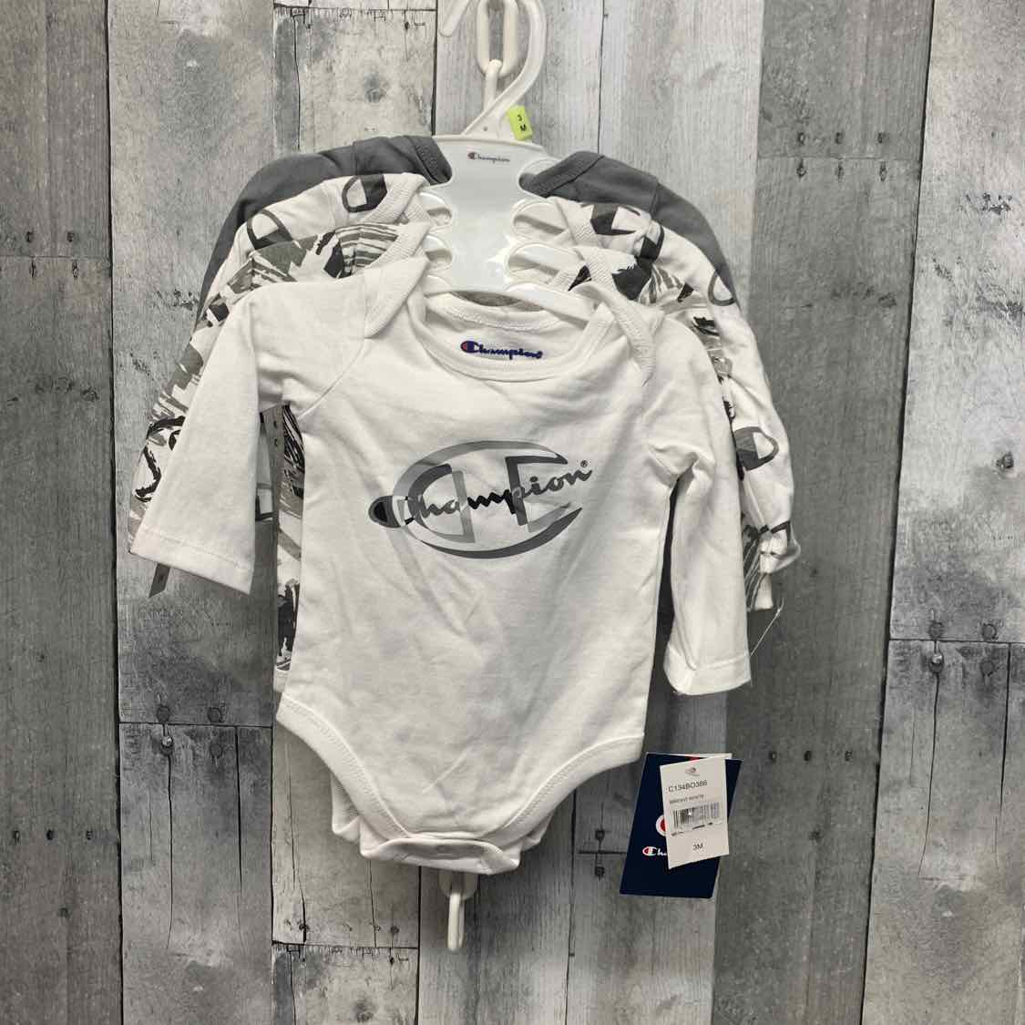 Size 3 Months White Champion Bodysuit