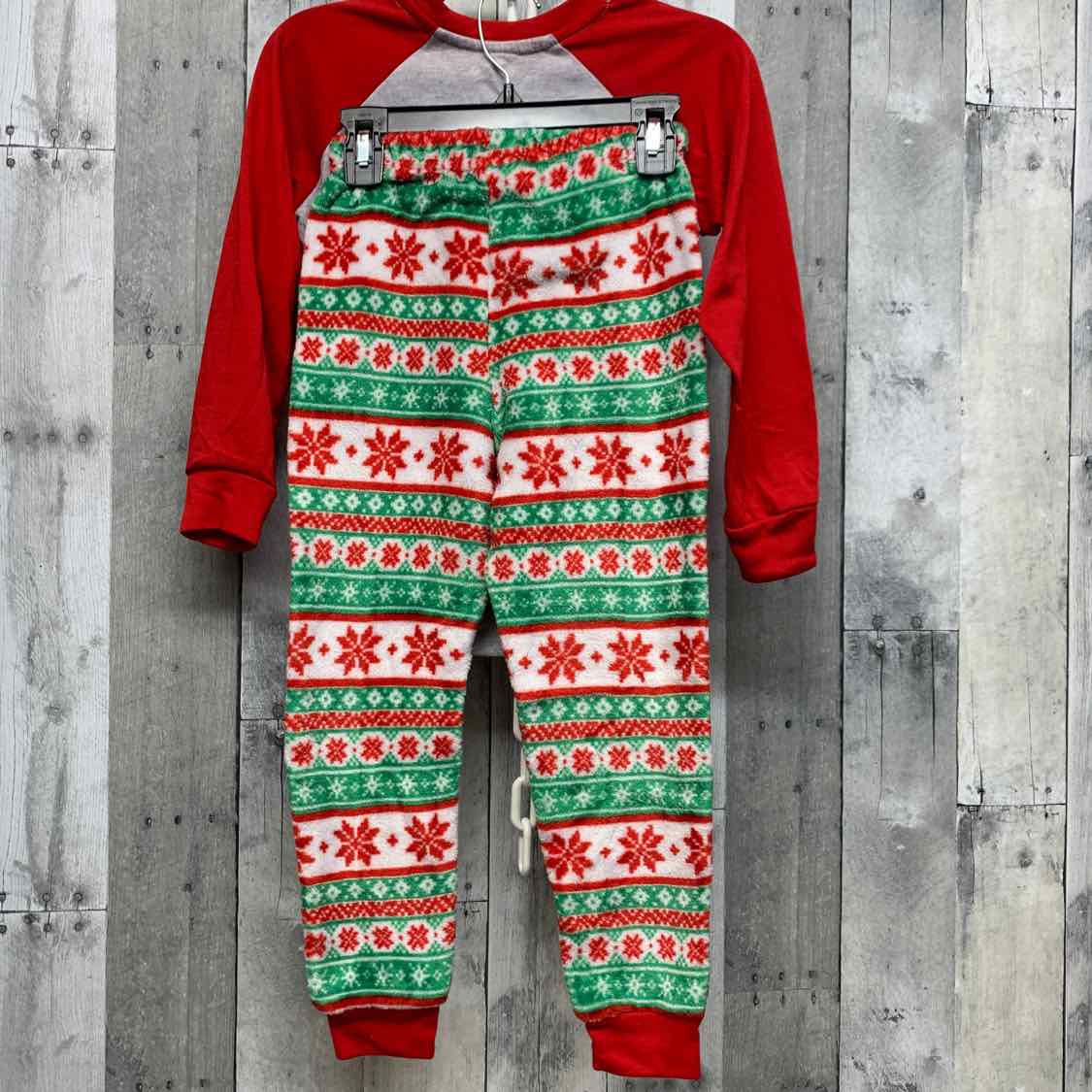 Size 8 Red/Green Holiday Brands 2pc PJs