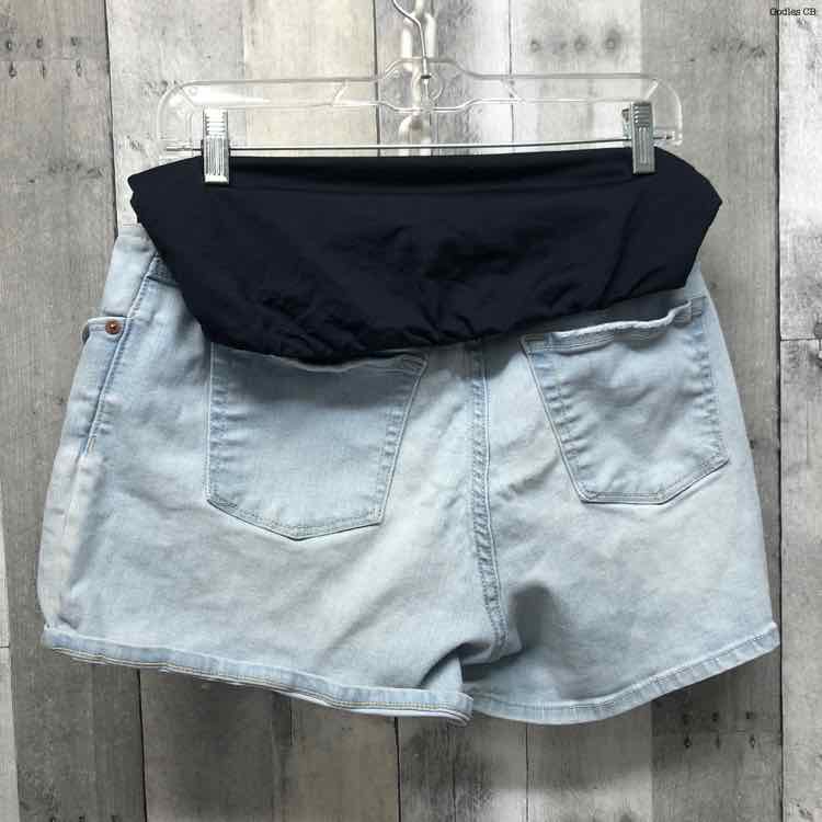 Size 12 Denim Isabel Maternity Shorts