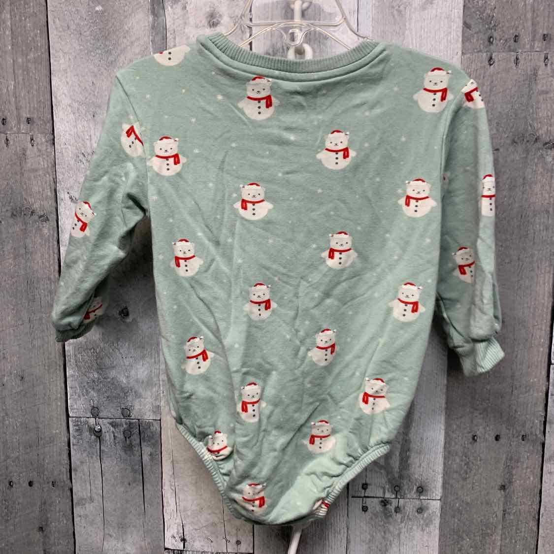 Size 12 Months Green Print Cloud Island Romper