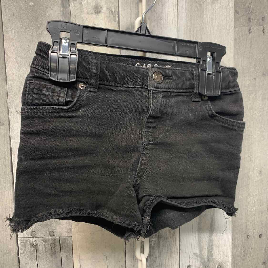 Size 7/8 Black Cat & Jack Shorts