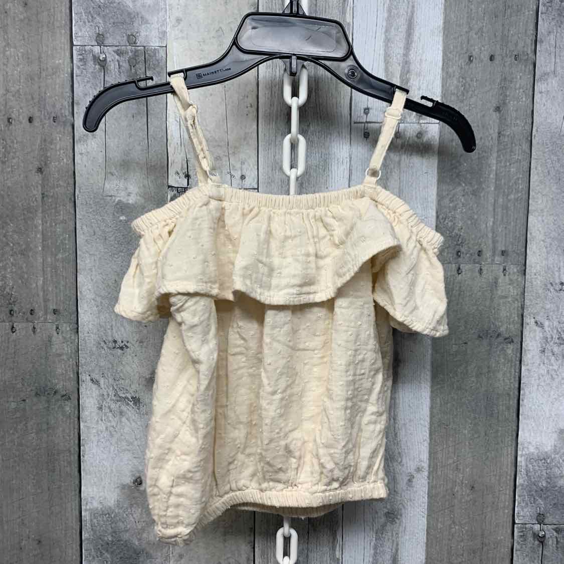 Size 8 Ivory Old Navy Short Sleeve Shirt