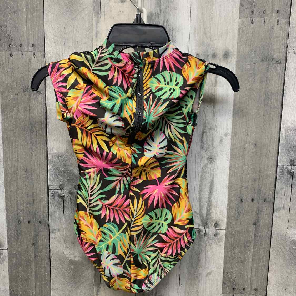 Size 4/5 Green/Gray Art Class Swim Suit - 1pc