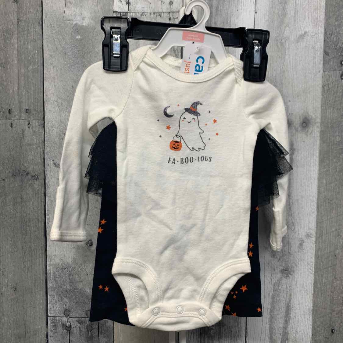 Size Newborn White/Black Just One You Shirt/Leggings