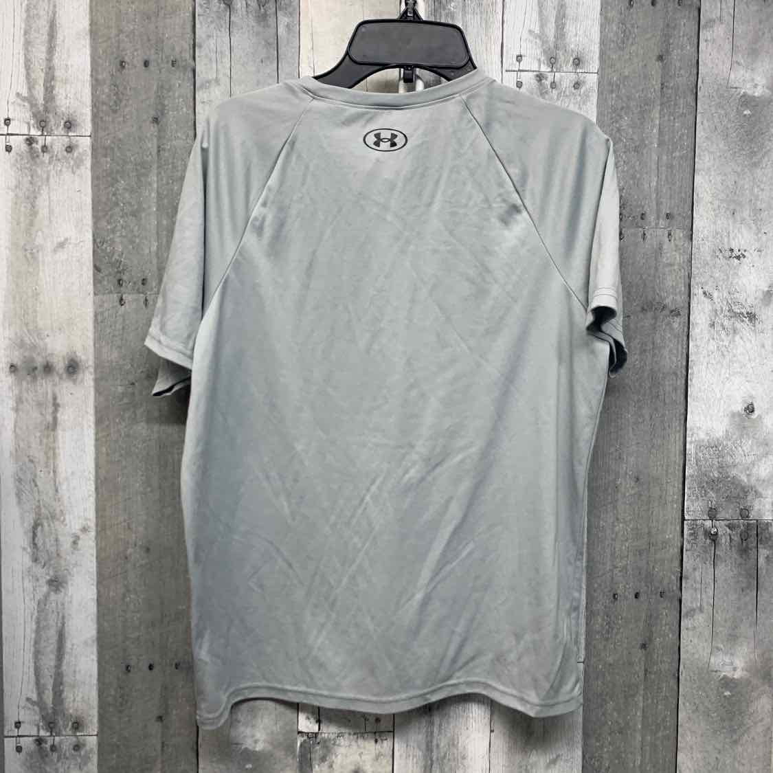 Size Large Gray Sport Brand T Shirt - OodlesCB