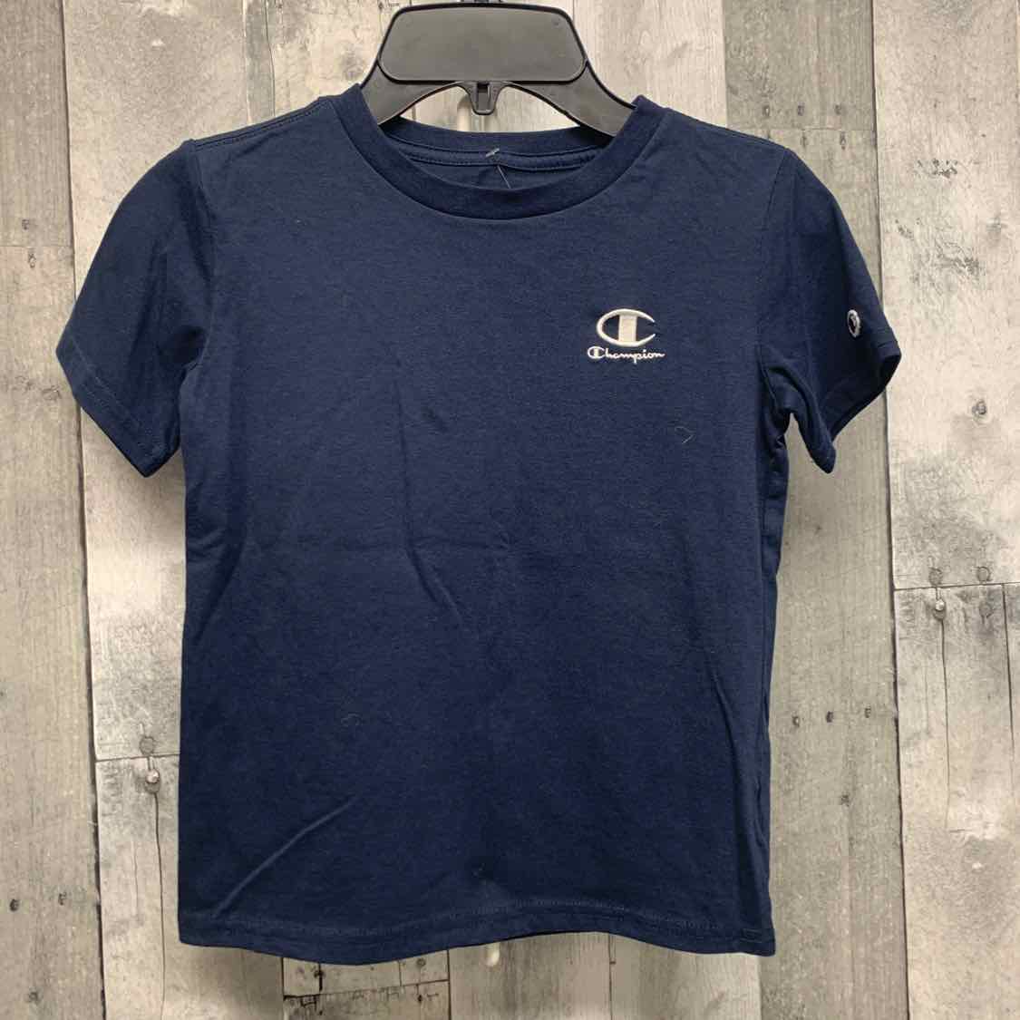 Size 6 Navy Champion T Shirt - OodlesCB