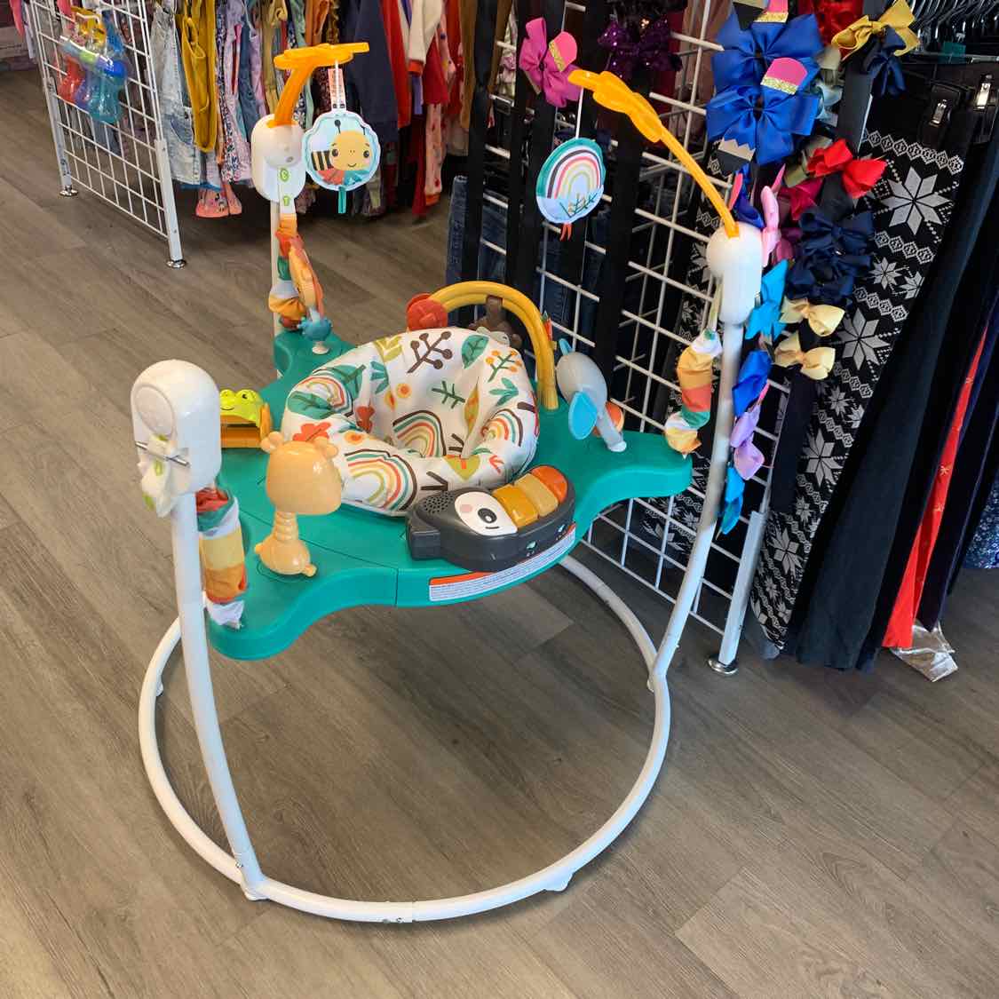Fisher Price Yellow/Teal Forest Jumperoo