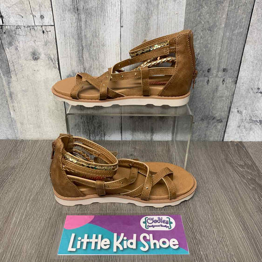 Size 13 Brown/Gold B Brand Sandals