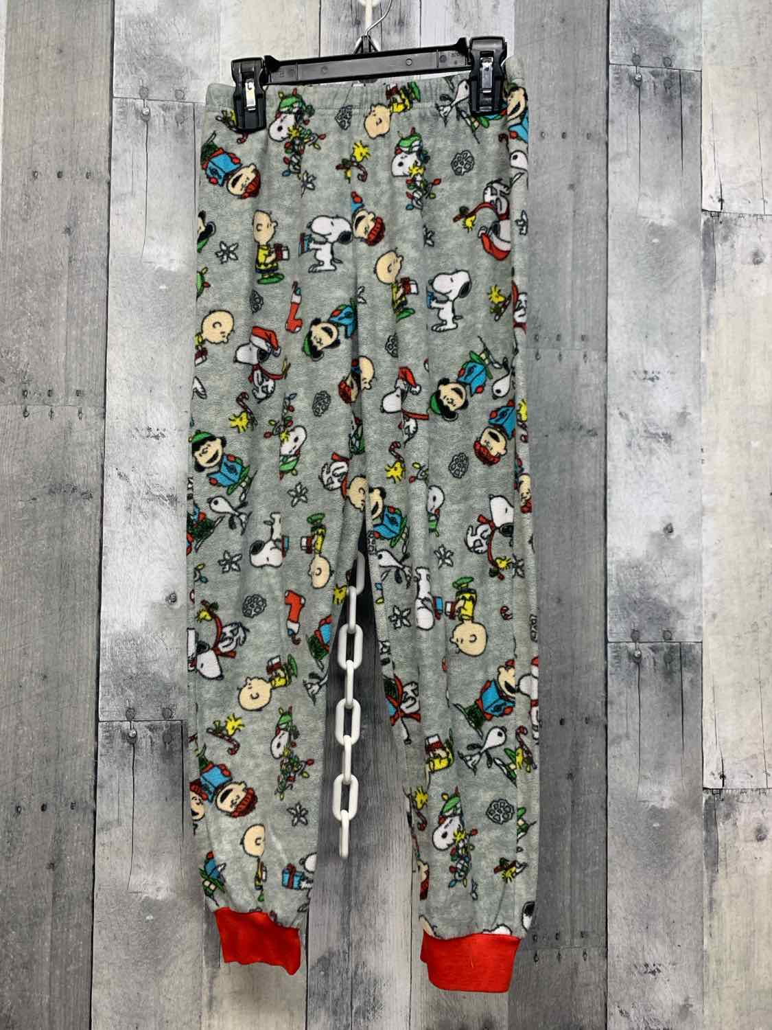 Size 12 Gray Print Peanuts PJ Bottoms