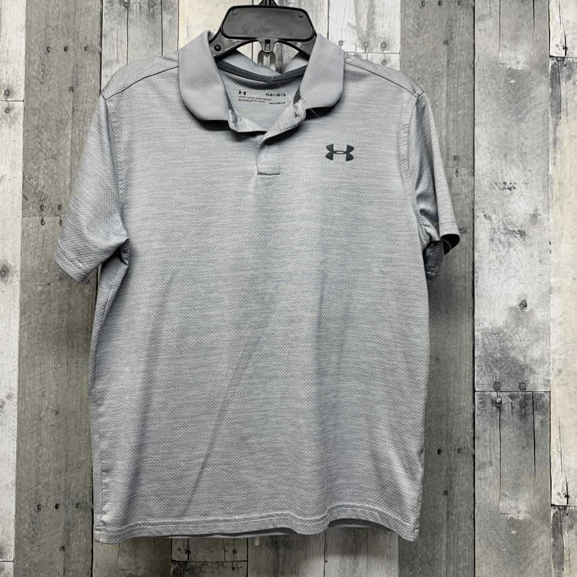 Size Large Gray Sport Brand Polo