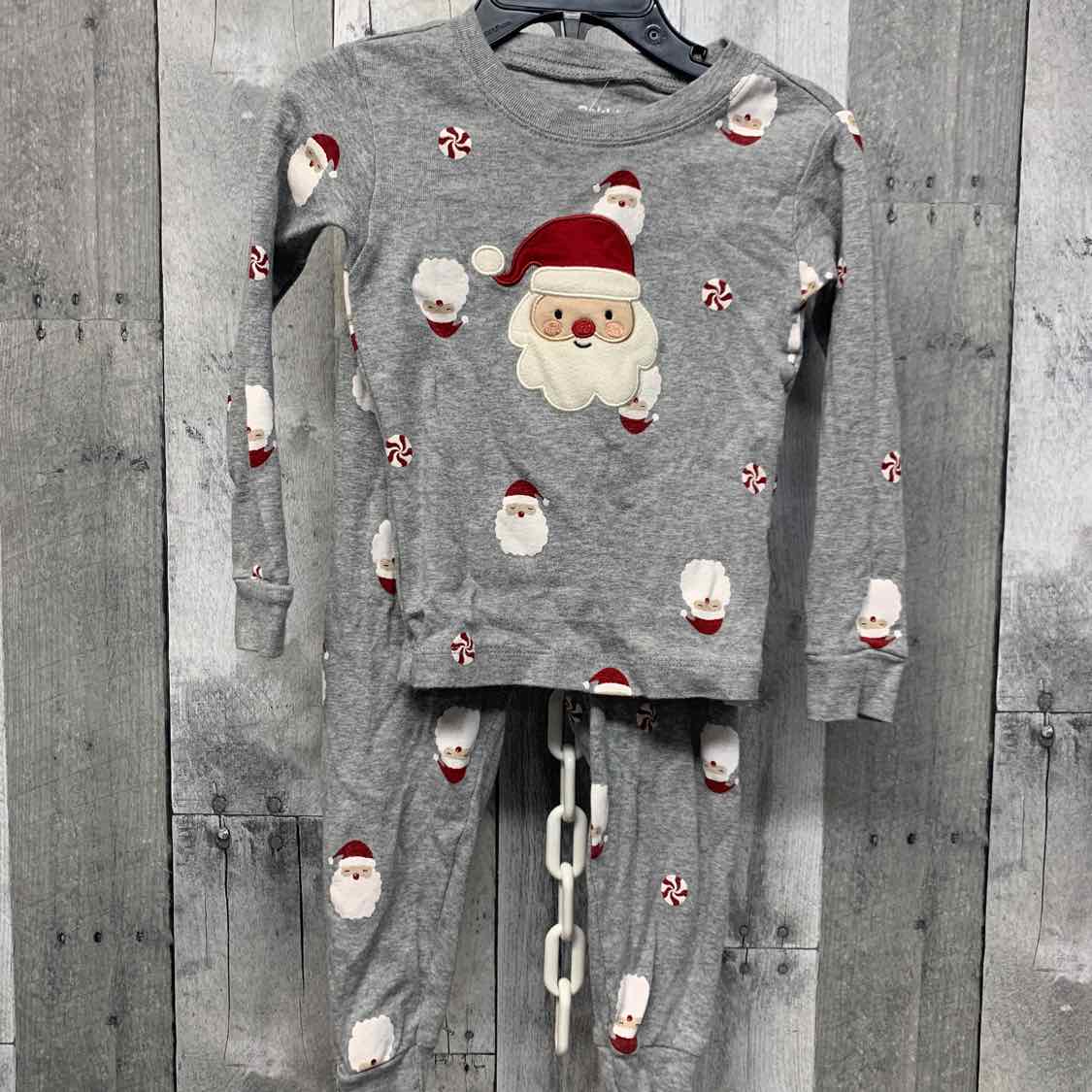 Size 2T Gray Holiday Brands 2pc PJs