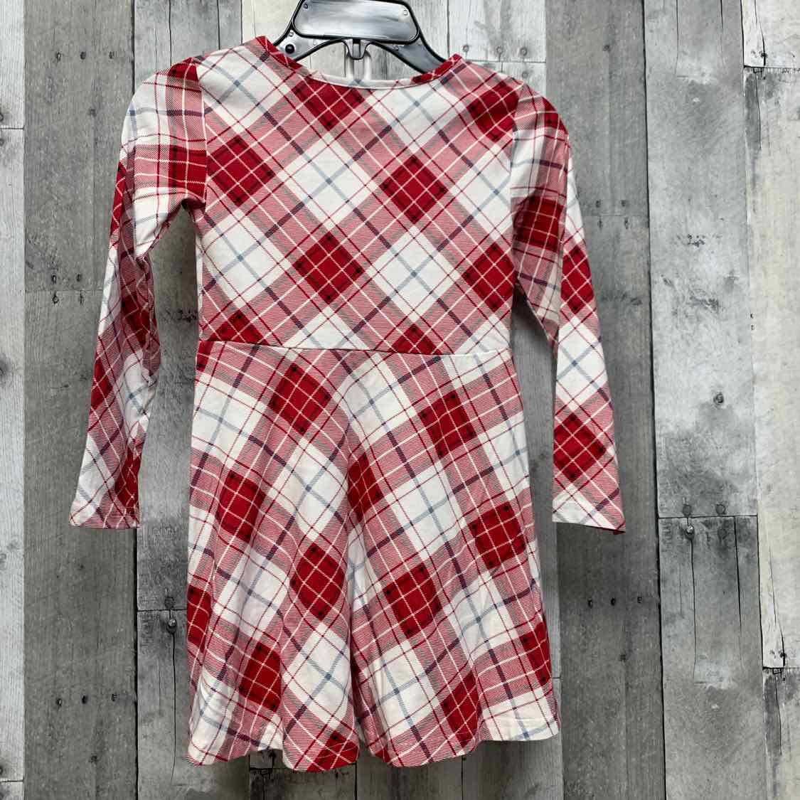 Size 5/6 Red Plaid Children's Place LS Dress