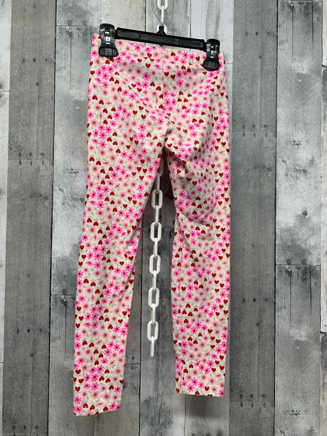 Size 7/8 Pink Floral Print Cat & Jack Leggings