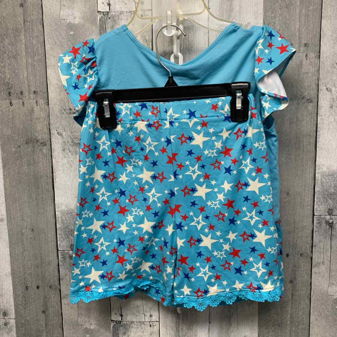 Size 6X Blue B Brand Shirt/Shorts