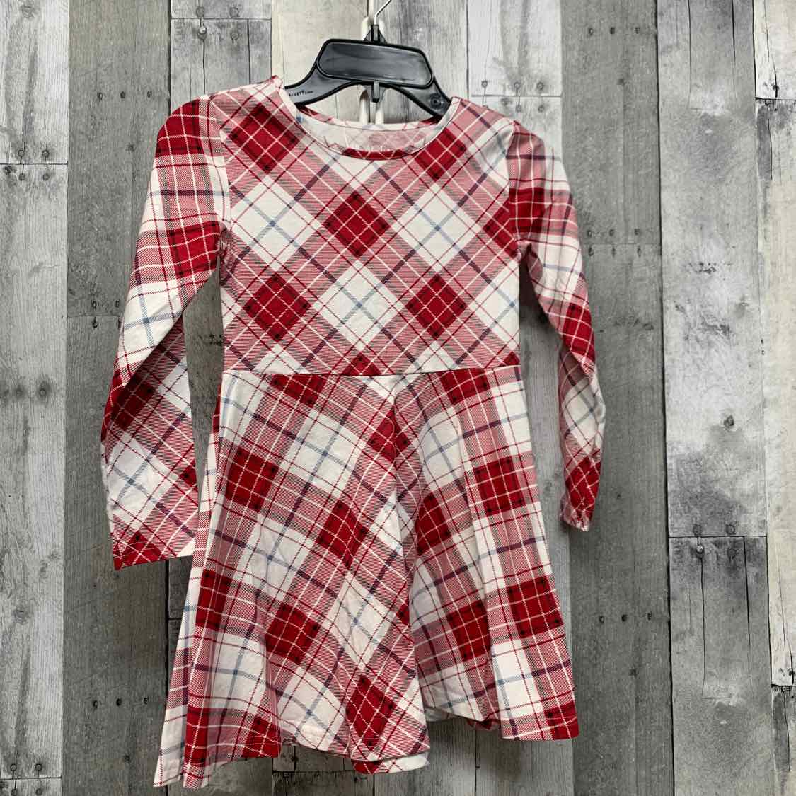 Size 5/6 Red Plaid Children's Place LS Dress