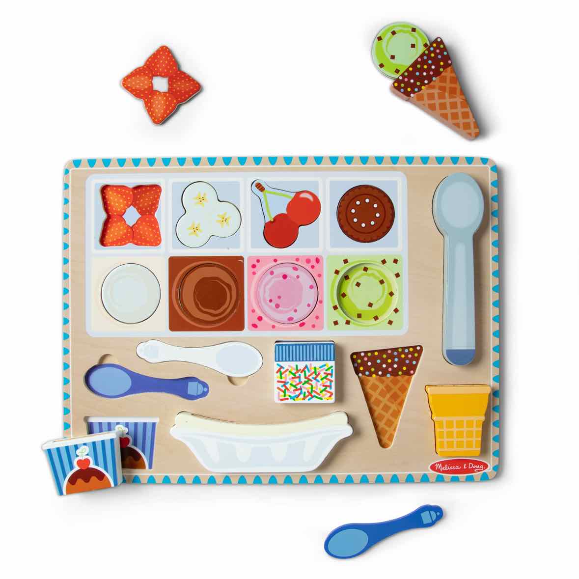 Melissa & Doug Puzzle Play - Ice Cream - OodlesCB