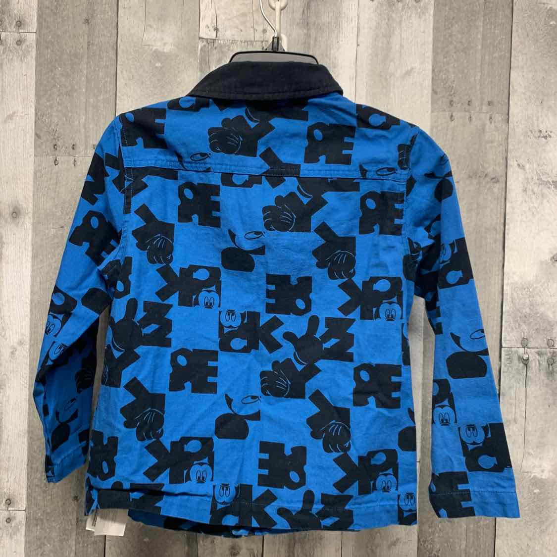 Size 5/6 Blue/Black Disney Store Light Jacket