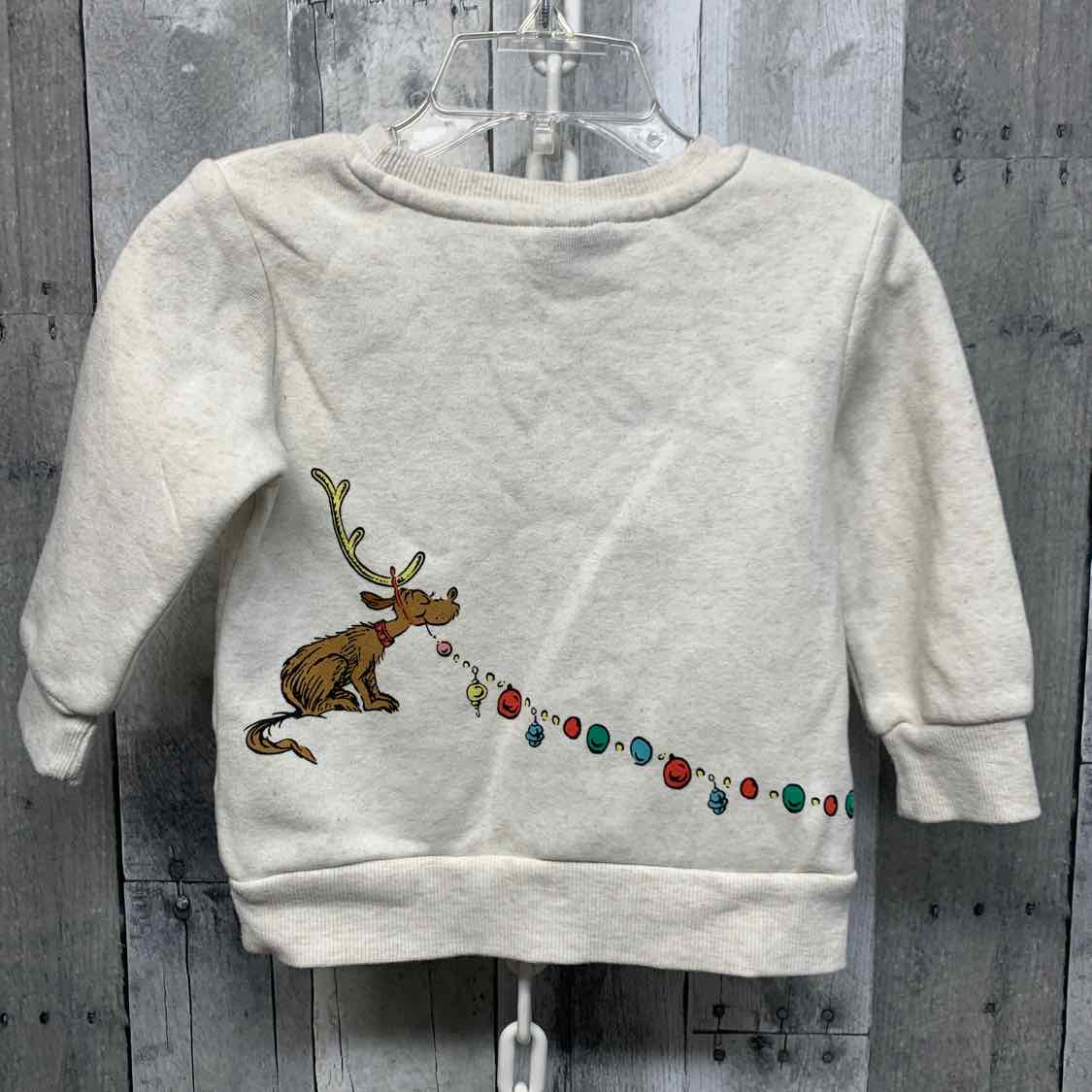 Size 18 Months Tan Graphic Dr Seuss Sweat Shirt