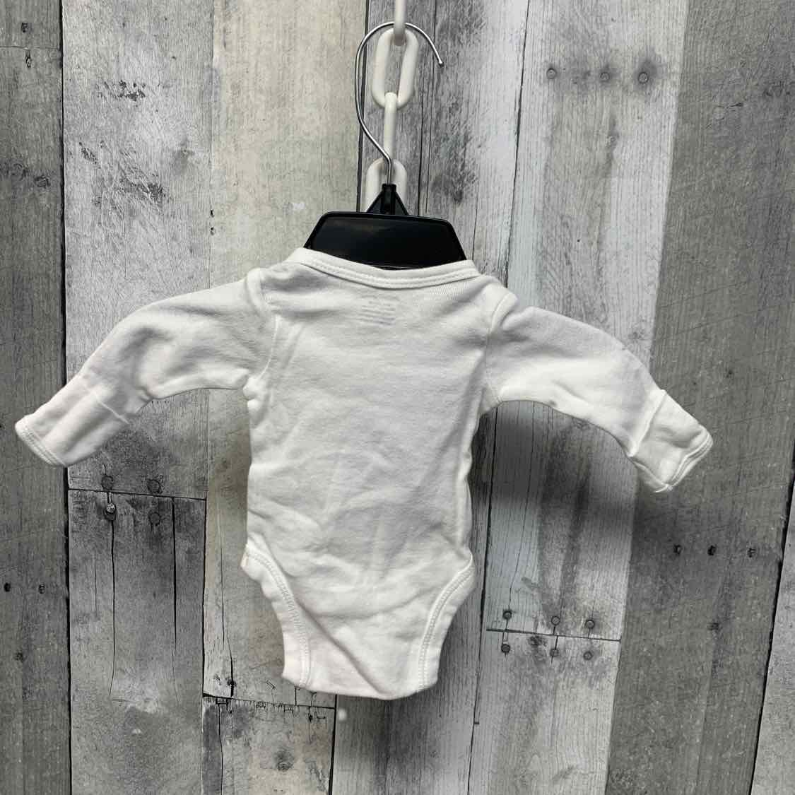 Size Preemie White Gerber Bodysuit